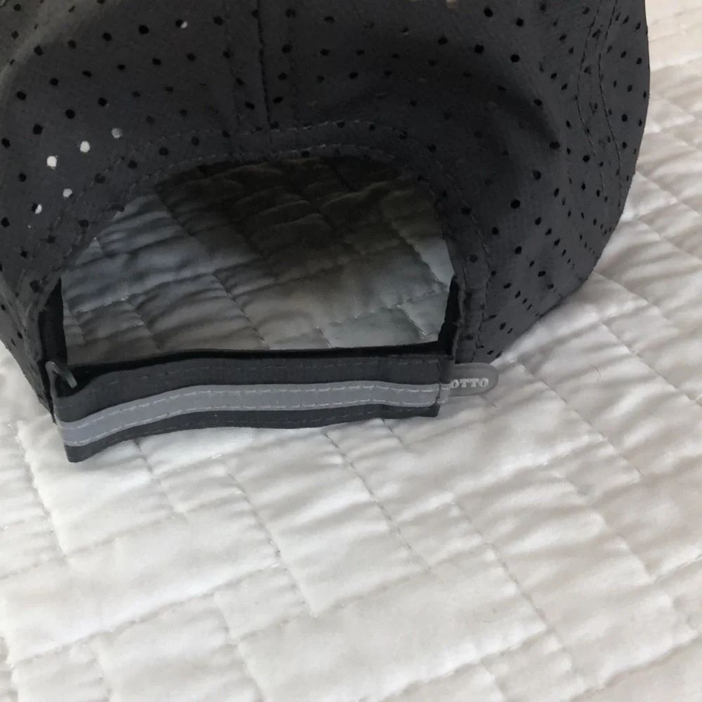 BNWOT Set of 4 Gray OTTO baseball-style caps for poolside, work, golf, etc! - Picture 8 of 9